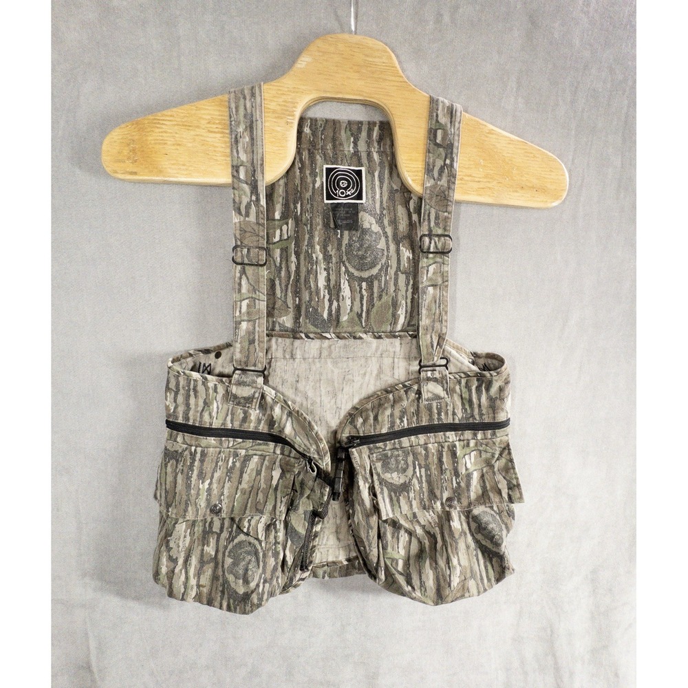 Vintage 10x Original Realtree NWTF Turkey Vest Mens Large Made In USA Game Pouch